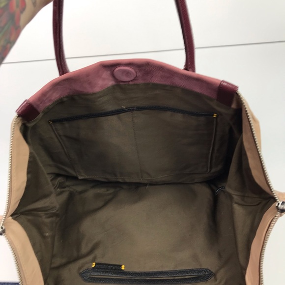 Pour La Victoire Madison Suede Leather Satchel Bag - Picture 7 of 8